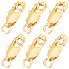 Beebeecraft 20Pcs Brass Lobster Claw Clasps KK-BBC0015-01B-G-1