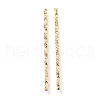 Corrugated Brass Tube Beads KK-H759-28F-G-1