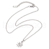 Non-Tarnish 201 Stainless Steel Pendnat Necklaces NJEW-JN04764-01-2