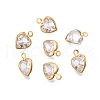 Cubic Zirconia Charms GLAA-T023-11F-1