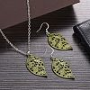 Bohemian Style Alloy Pendant Necklaces & Dangle Earrings Sets WG43411-05-1