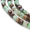 Natural Chrysoprase Beads Strands G-P514-B03-01-3