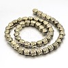 Buddha Head Non-magnetic Synthetic Hematite Beads Strands G-D621-05-2