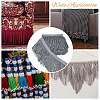 DICOSMETIC 4M Polyester Tassel Lace Ribbon OCOR-DC0001-09B-7