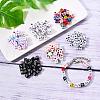 240Pcs 6 Style Opaque Acrylic European Beads OPDL-YW0001-01-4