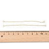 Brass Ends with Chain KK-Q039-14G-3