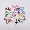 Spray Painted Zinc Alloy Swivel Clasps PURS-PW0005-080-1