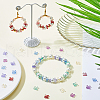 SUNNYCLUE 180Pcs 6 Colors Transparent Spray Painted Glass Beads GLAA-SC0002-47-4