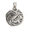 316 Surgical Stainless Steel Pendants STAS-E212-72AS-1