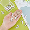 SUNNYCLUE 20Pcs Rack Plating Alloy Enamel Pendants ENAM-SC0003-19-3