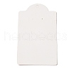 Rectangle Paper One Pair Earring Display Cards with Hanging Hole CDIS-C005-02-2