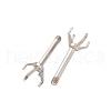 304 Stainless Steel Stud Earring Findings STAS-B091-02B-04P-2