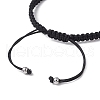 Braided Nylon Cord Adjustable Bracelets BJEW-JB11597-01-4