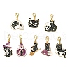 Alloy Enamel Pendants Decoration HJEW-JM02984-2