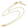 Ion Plating(IP) 304 Stainless Steel Pendant Necklaces NJEW-R050-01G-26-4