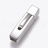 Tarnish Resistant 304 Stainless Steel Bayonet Clasps STAS-A035F-5P-2