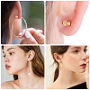 CREATCABIN 50Pcs Brass Stud Earring Findings KK-CN0001-44-6