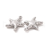 Non-Tarnish 201 Stainless Steel Machine Polishing Pendants STAS-G261-31P-5