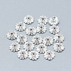 925 Sterling Silver Bead Caps STER-T002-89S-1