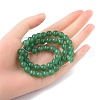 1 Strand Natural Green Aventurine Beads Strands G-YW0001-34-4