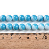 Baking Painted Glass Beads Strands DGLA-N012-8mm-05-4