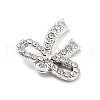 Alloy Rhinestone Pendants FIND-U026-02P-2