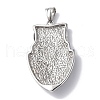 304 Stainless Steel Big Pendants STAS-C065-06AS-2