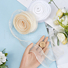 CRASPIRE 2 Rolls 2 Colors Polyester Chiffon Ribbon DIY-CP0010-72-3