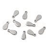 Non-Tarnish 201 Stainless Steel Charms STAS-K259-09P-3
