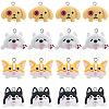 SUNNYCLUE 40Pcs 4 Styles Cartoon Opaque Resin Pendants RESI-SC0003-49-1