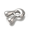 304 Stainless Steel Pendants STAS-S166-02P-18-2