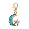 Alloy Enamel Pendant Decorations HJEW-JM03289-4