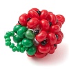 Seed Beads Beaded Charms PALLOY-MZ00331-02-4