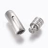 304 Stainless Steel Bayonet Clasps STAS-A035H-6MP-4
