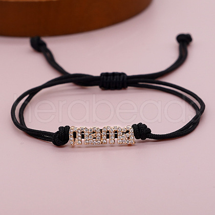 Mother's Day Bohemian Style Cotton Thread Braided Bracelets TU9556-4-1