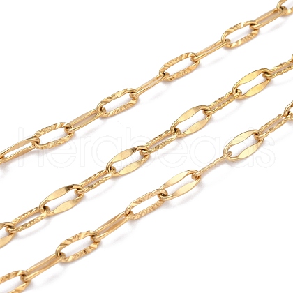 PVD Vacuum Plating 304 Stainless Steel Cable Chains CHS-D033-05G-02-1