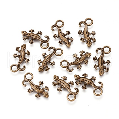 Tibetan Style Alloy Pendants TIBEP-21055-AB-FF-1