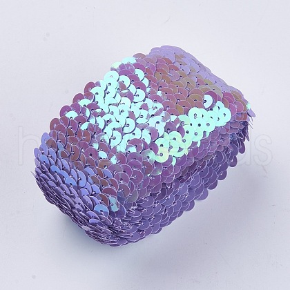 Plastic Paillette Elastic Beads PVC-WH001-A03-45mm-1