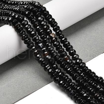 Natural Striped Agate/Banded Agate Strands G-B079-D01-01-1