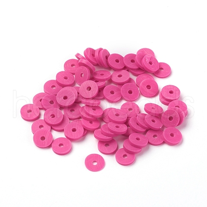 Eco-Friendly Handmade Polymer Clay Beads CLAY-R067-8.0mm-B31-1