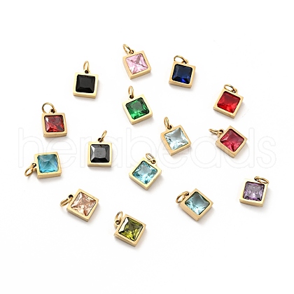 PVD Vacuum Plating 304 Stainless Steel Pendants STAS-D189-01G-A-1