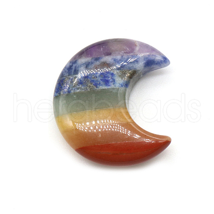 Chakra Style Assembled Natural Amethyst & Lapis Lazuli & Sodalite & Green Aventurine & Tiger Eye & Topaz Jade & Red Jasper Gemstone Display Decorations MATO-PW0001-010-1