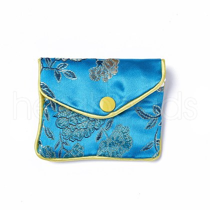 Embroidery Damask Cloth Pouches ABAG-WH0023-04C-03-1