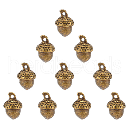 Unicraftale 10Pcs Tibetan Style Alloy Pendants FIND-UN0003-15-1