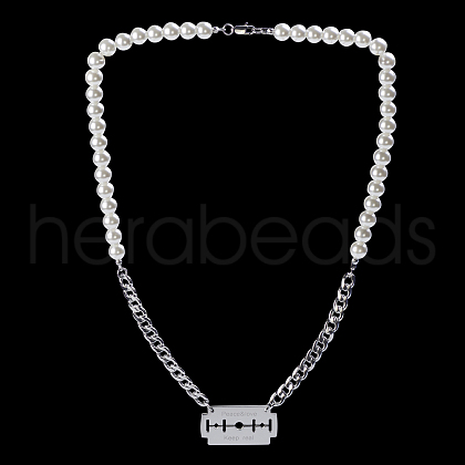 Stainless Steel Curb Chain Necklaces XQ6328-1
