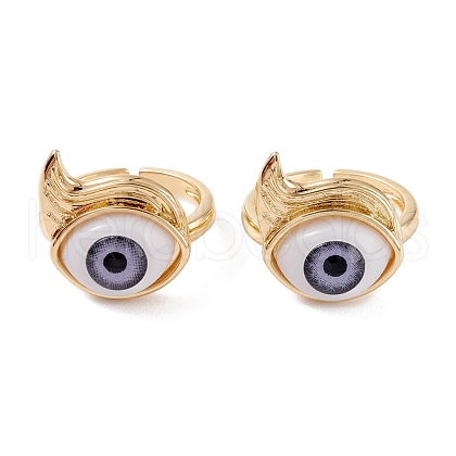 Brass Cuff Rings RJEW-M138-28G-D-1