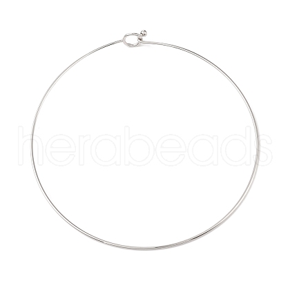 Rack Plating Brass Choker Necklaces NJEW-Q348-03P-1