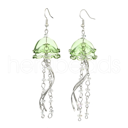 Iron Dangle Earrings EJEW-FS00022-1