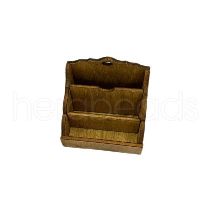 Wood Magazine Paper Rack Mini Model PW-WG080B8-02-1