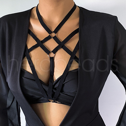 Spandex Elastic Force Beach Bikini Sexy Geometric Cross Garment FS-WG9D7CB-01-1